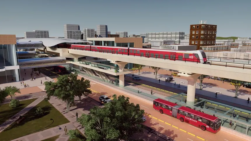 Avanza la construcción de la estación 11 del Metro de Bogotá con un ...